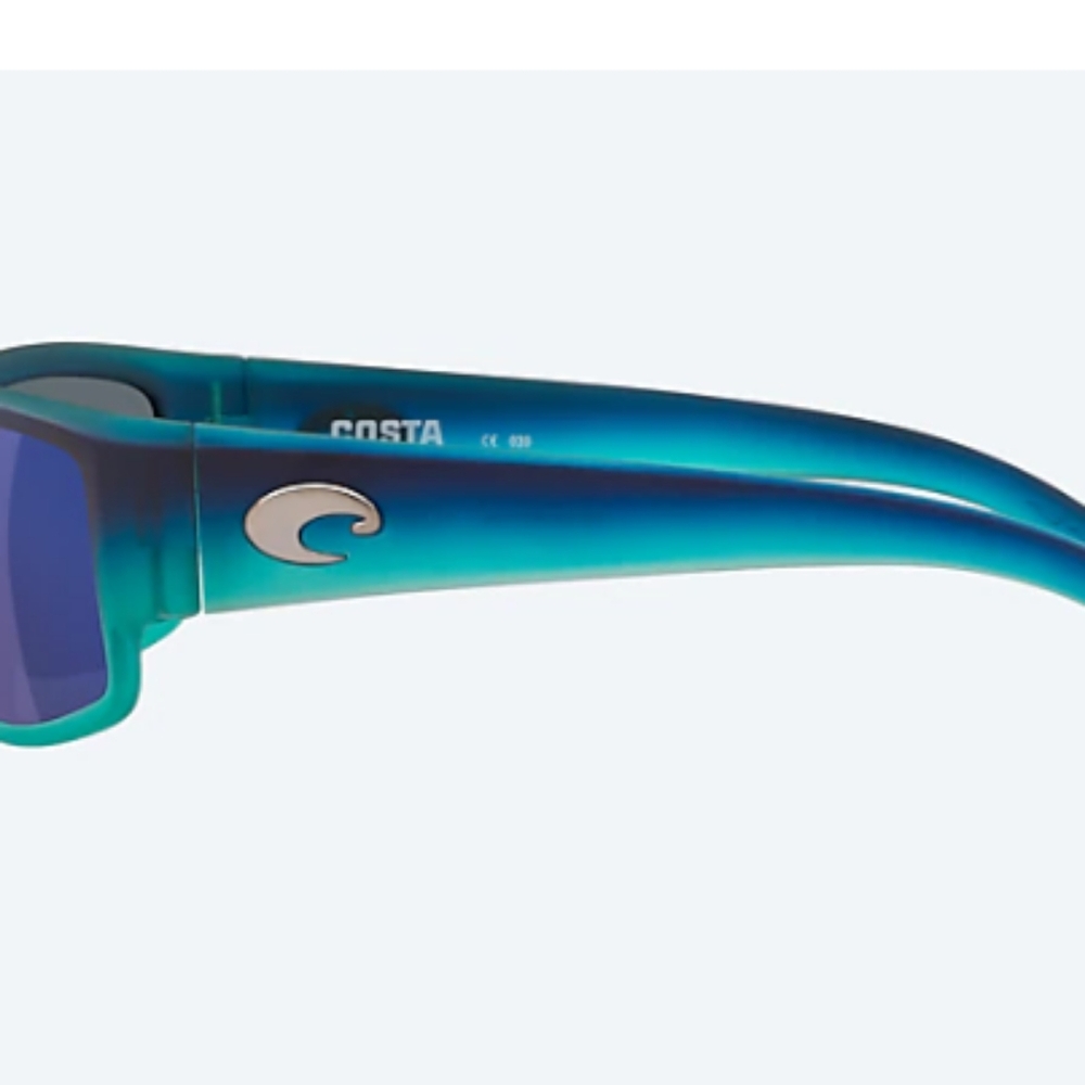 Costa Caballito Sunglasses- Matte Caribbean Fade w/ Blue Mirror Polarized lenses